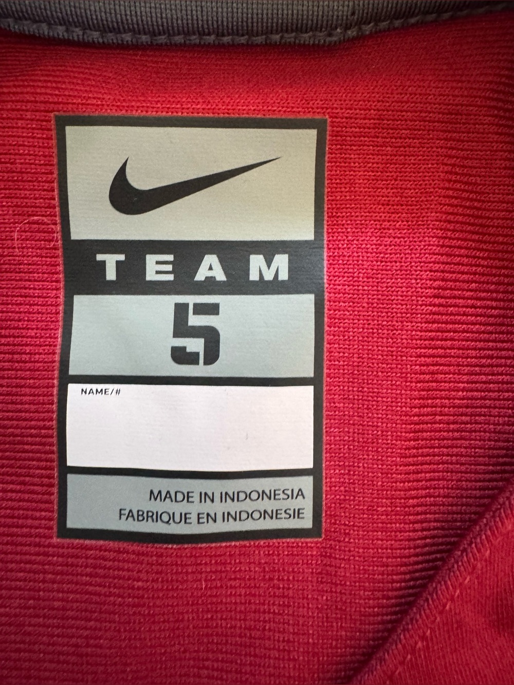 Nike Alabama Crimson Tide NCAA Football Jersey #17 Red Youth Boys Waddle Size 5 - Picture 7 of 12